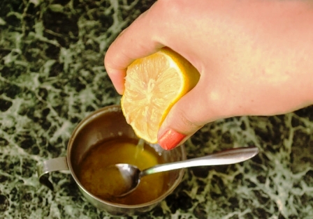 Coconut Oil, Sugar and Lemon