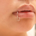 lip piercing