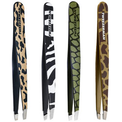 animal print slant tweezers animal print slant tweezers