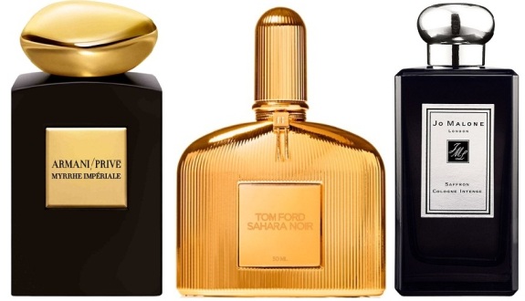 Frankincense, myrrh, and saffron